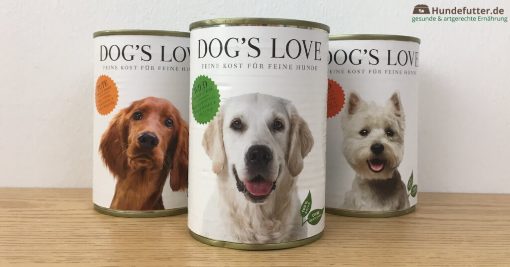 Dog's Love Nassfutter Alleinfuttermittel für Hunde